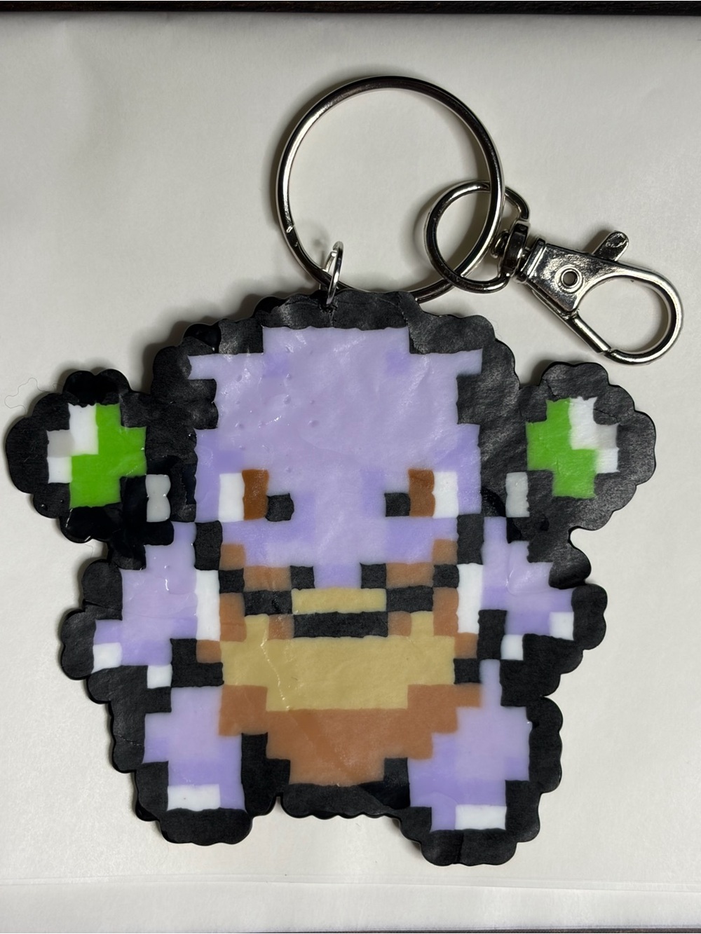 Pixelated Shiny Pokemon Blastoise - Lavender & Green